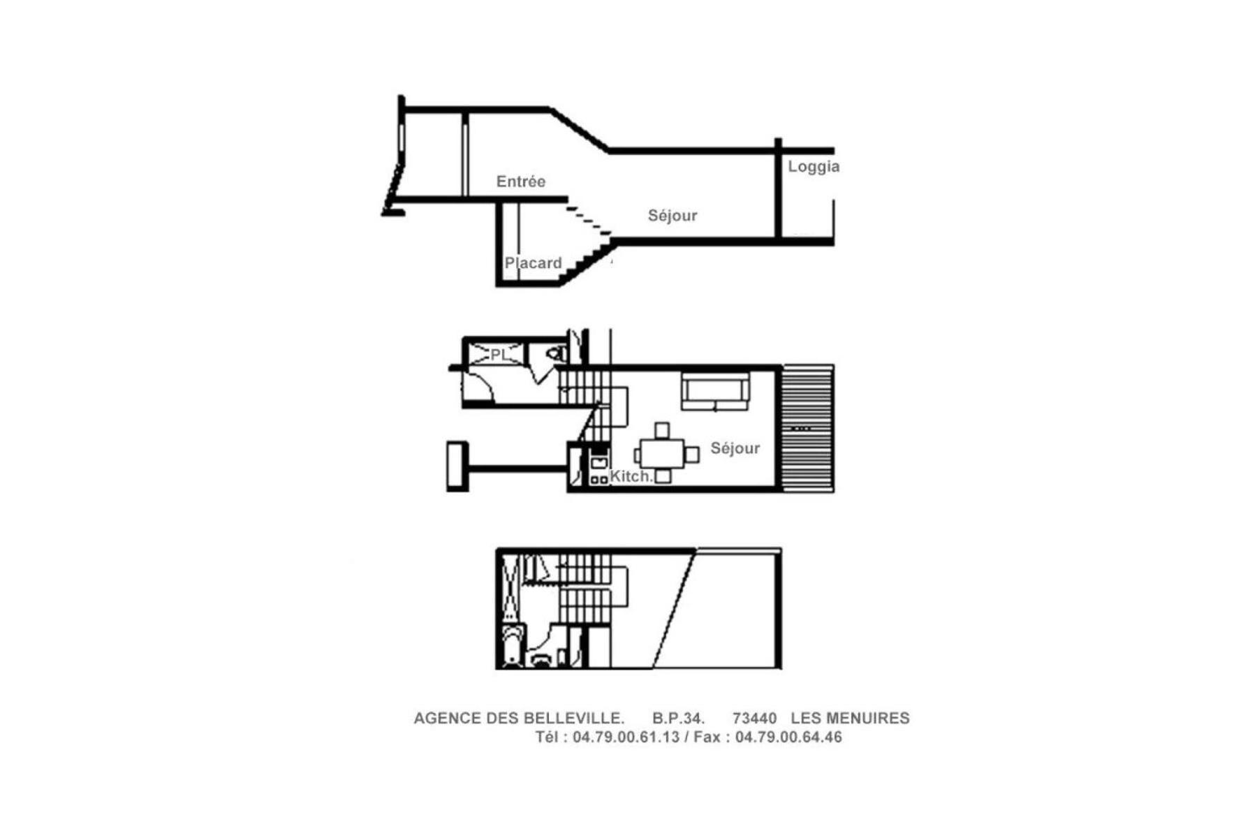 Residence Cote Brune - Studio Duplex Lumineux - Depart Et Retour Ski Aux Pieds - Balcon Mae-1704 Saint-Martin-de-Belleville Exteriör bild